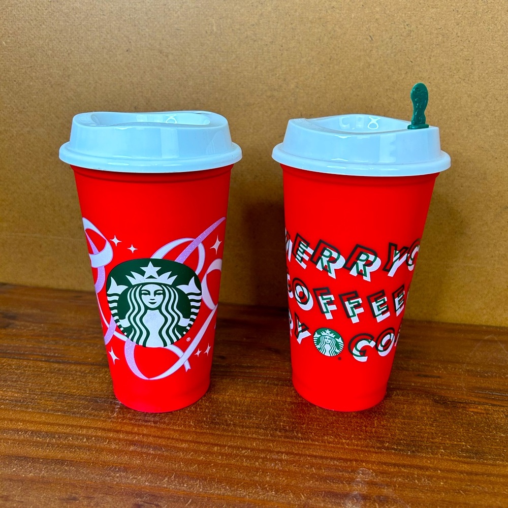 Pair (2) of Starbucks Coffee Cups